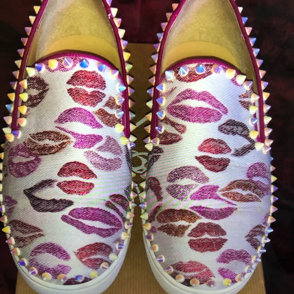 Christian Louboutin Women’s Lip Boat Shoes Size 9